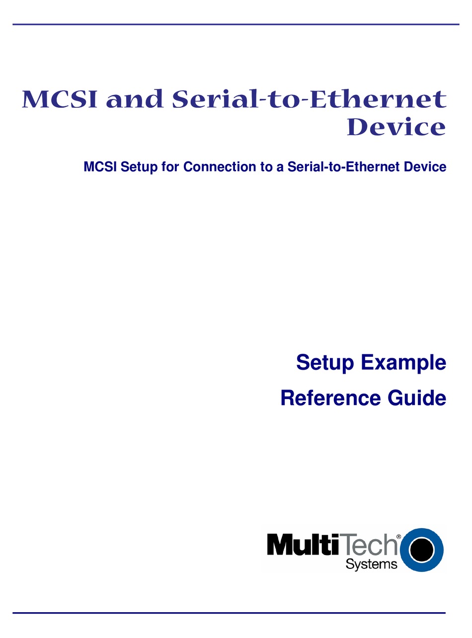 MULTITECH MTS2EA REFERENCE MANUAL Pdf Download ManualsLib