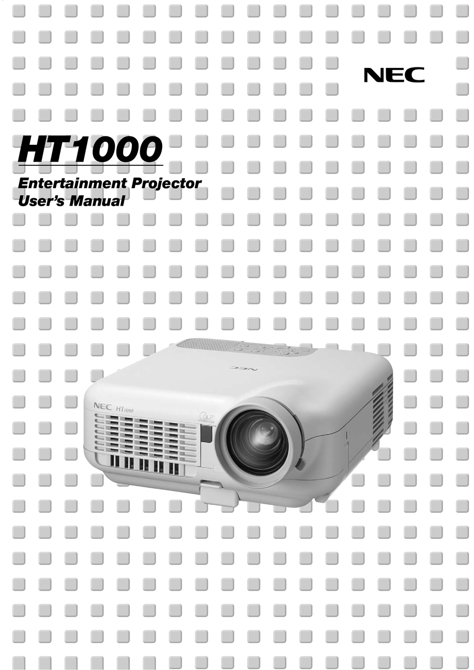 nec ht1000 projector