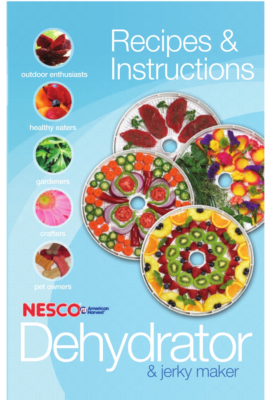 NESCO FD-39 RECIPES & INSTRUCTIONS Pdf Download | ManualsLib