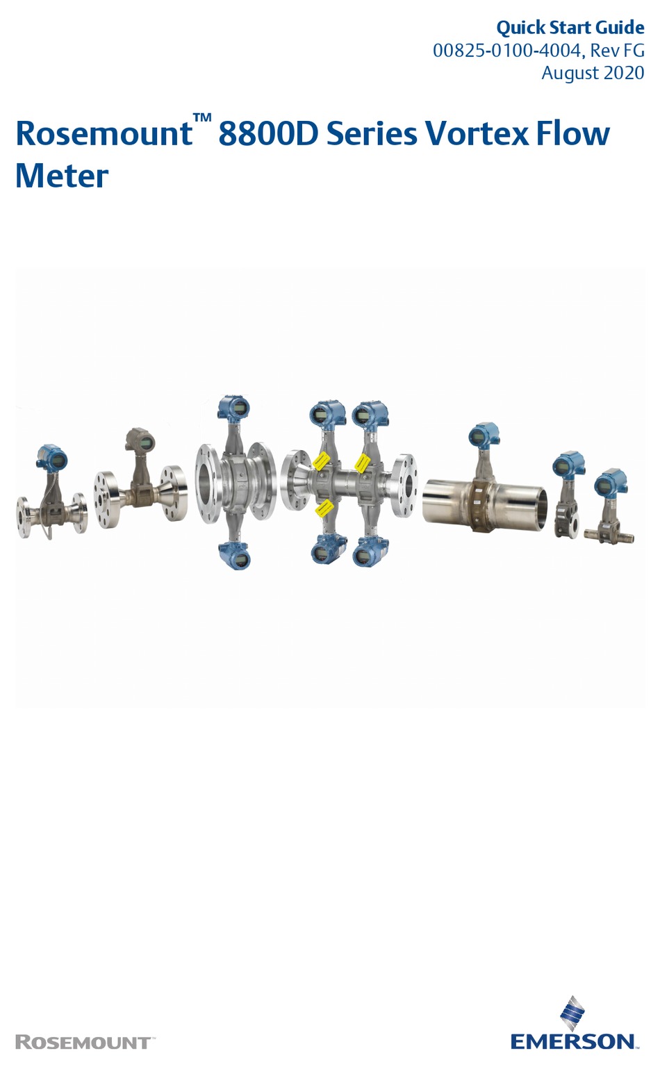 EMERSON ROSEMOUNT 8800D SERIES QUICK START MANUAL Pdf Download ManualsLib