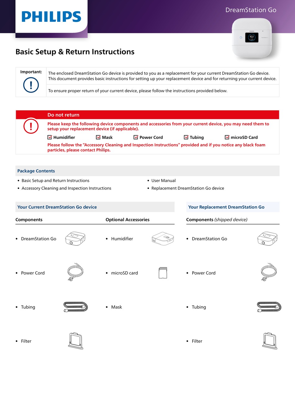 PHILIPS DREAMSTATION GO BASIC SETUP Pdf Download ManualsLib
