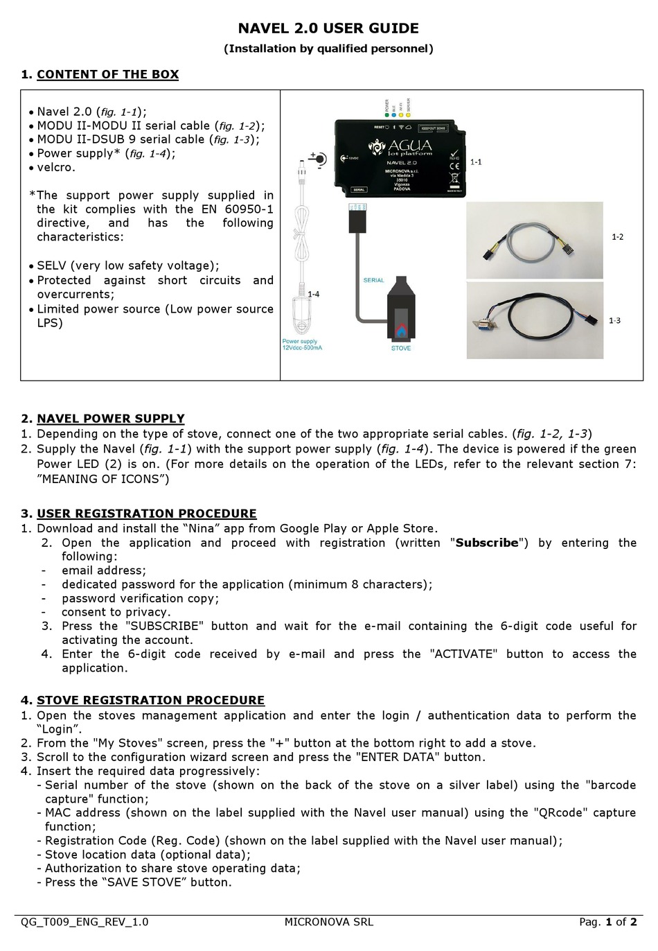MICRONOVA AGUAIOT NAVEL 2.0 USER MANUAL Pdf Download ManualsLib