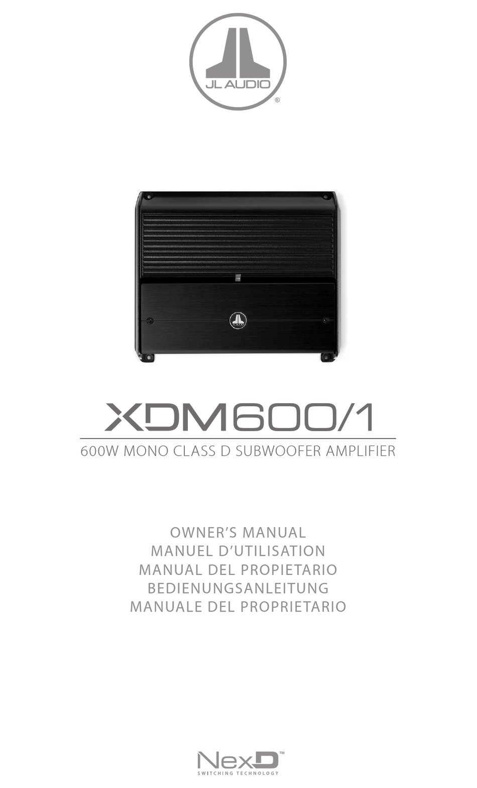JL AUDIO XDM600/1 OWNER'S MANUAL Pdf Download ManualsLib