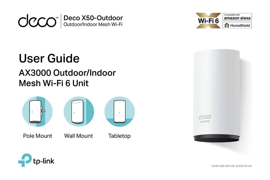 DECO X50OUTDOOR USER MANUAL Pdf Download ManualsLib