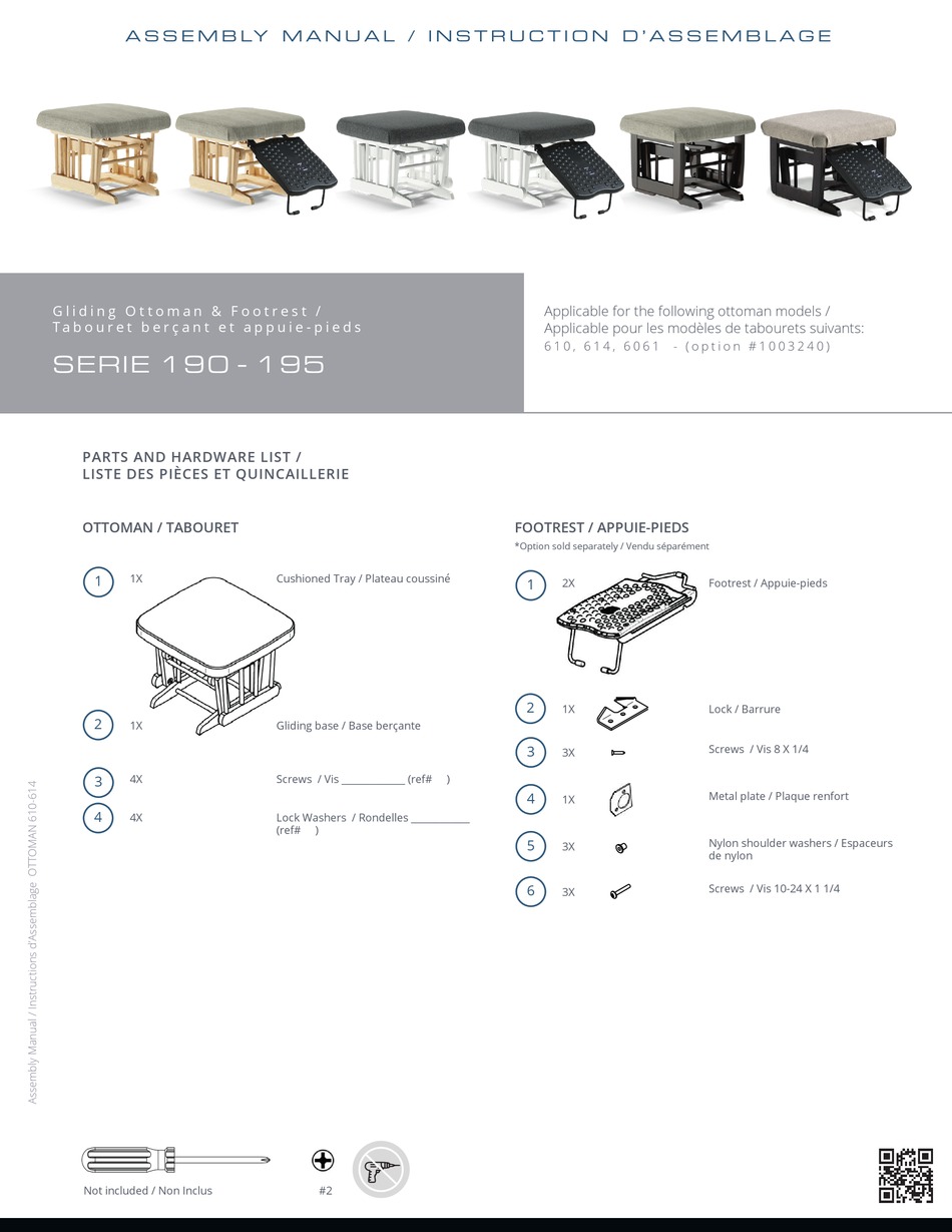 DUTAILIER 190 SERIES ASSEMBLY MANUAL Pdf Download ManualsLib