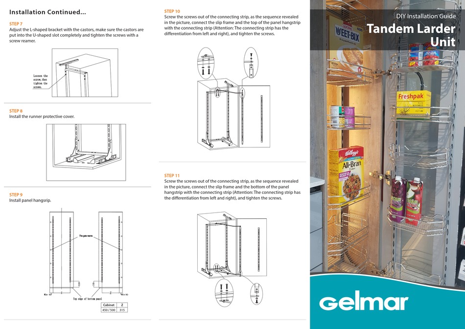 GELMAR TANDEM LARDER UNIT INSTALLATION MANUAL Pdf Download ManualsLib