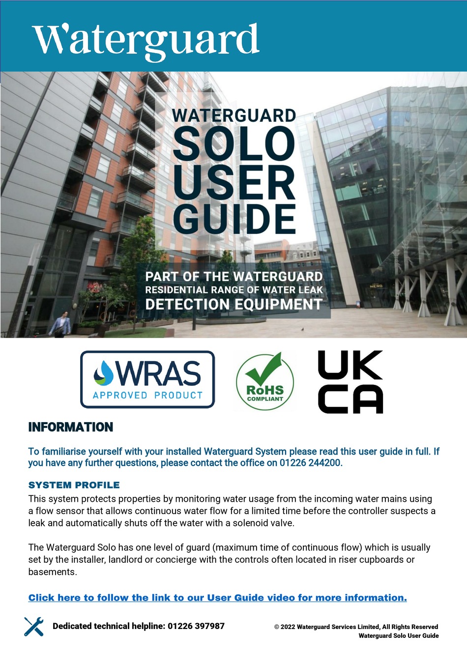 WATERGUARD SOLO USER MANUAL Pdf Download ManualsLib