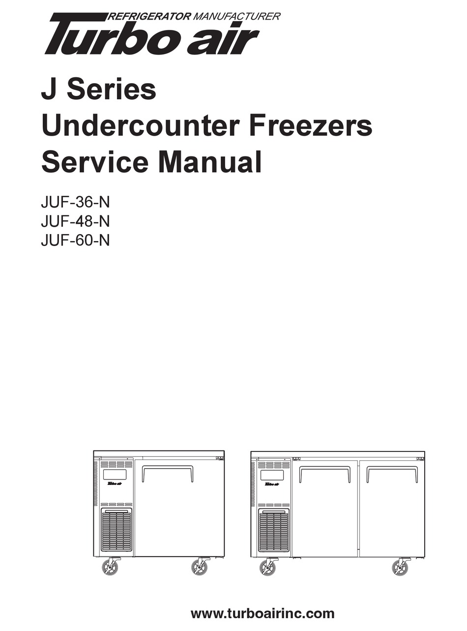 TURBO AIR J SERIES SERVICE MANUAL Pdf Download ManualsLib