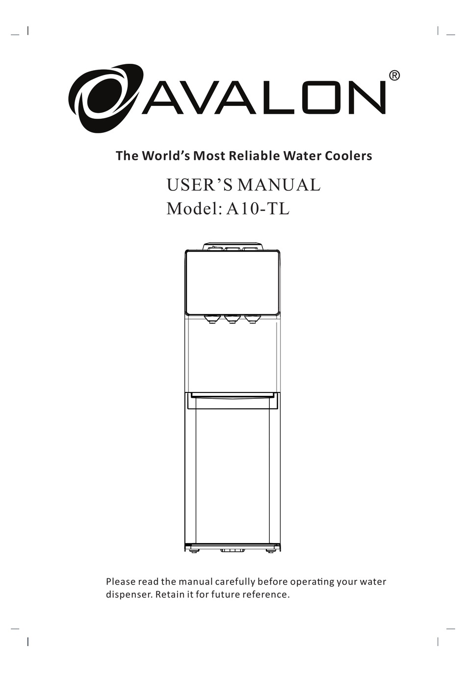 AVALON A10TL USER MANUAL Pdf Download ManualsLib