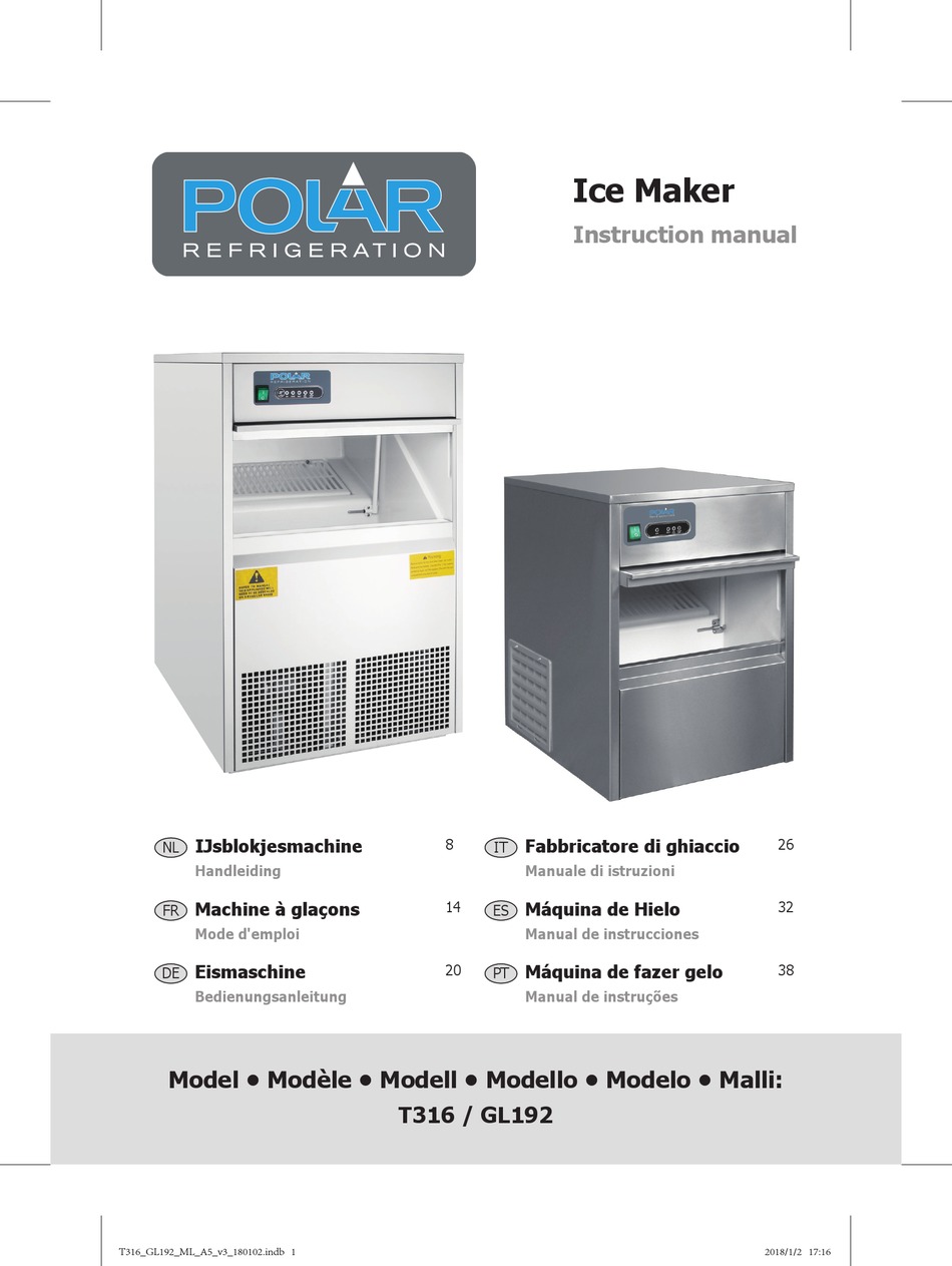 POLAR REFRIGERATION T316 INSTRUCTION MANUAL Pdf Download ManualsLib