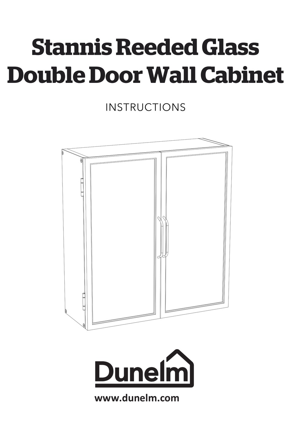 DUNELM STANNIS REEDED GLASS INSTRUCTIONS MANUAL Pdf Download ManualsLib