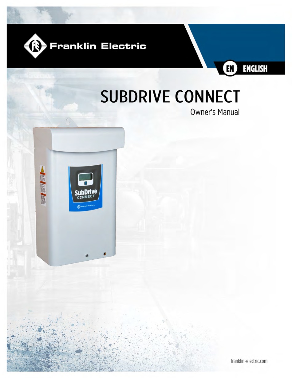 FRANKLIN ELECTRIC SUBDRIVE CONNECT OWNER