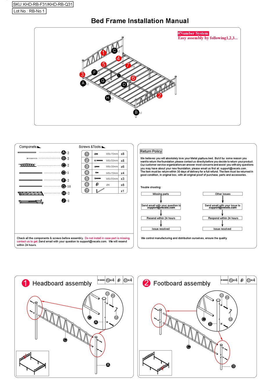 VECELO KHDRBF31 INSTALLATION MANUAL Pdf Download ManualsLib