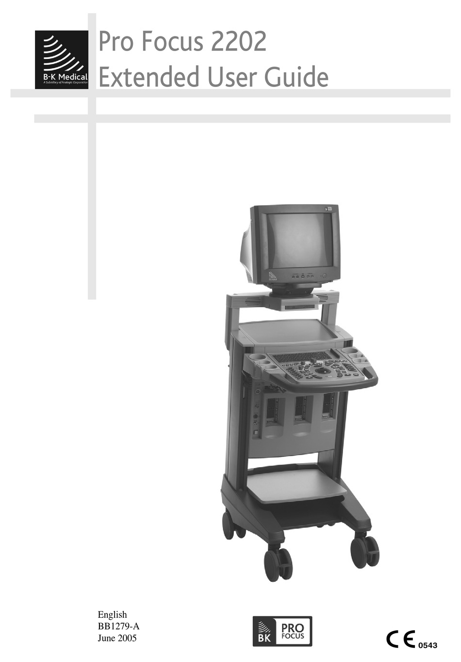 B-K MEDICAL PRO FOCUS 2202 USER MANUAL Pdf Download | ManualsLib