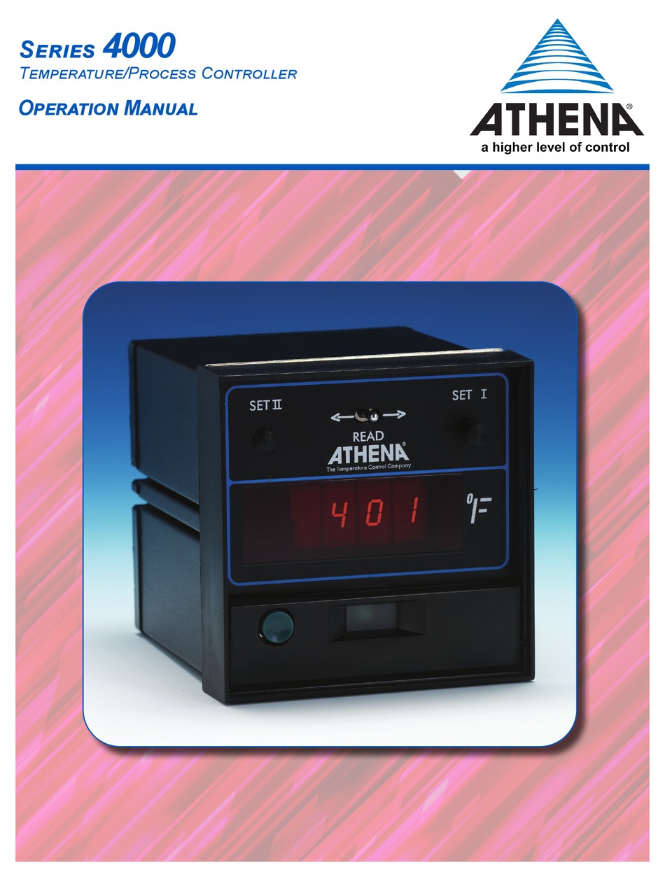 ATHENA 4000 SERIES OPERATION MANUAL Pdf Download ManualsLib