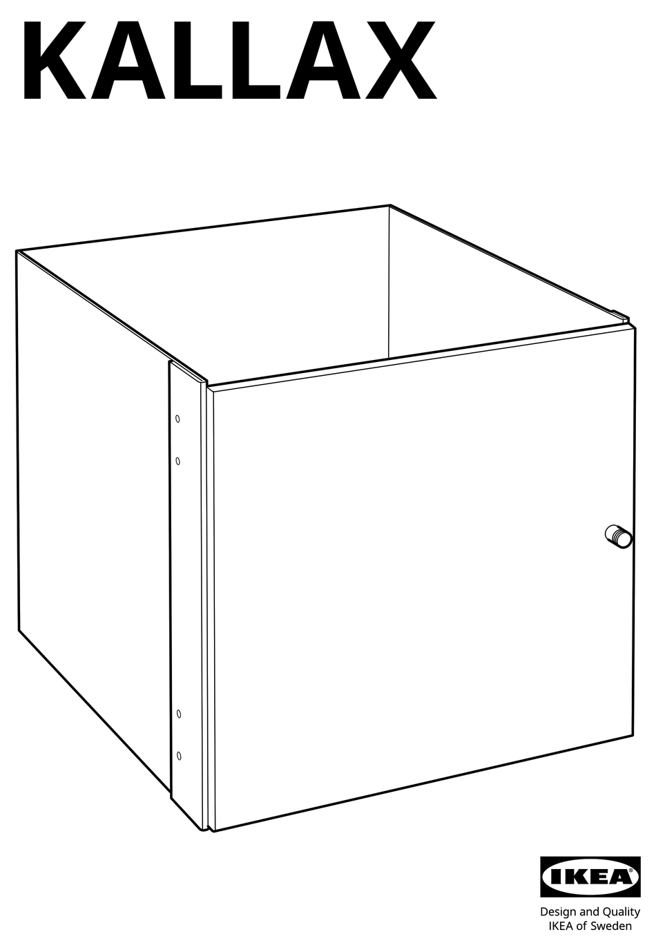 IKEA KALLAX ASSEMBLY INSTRUCTIONS MANUAL Pdf Download ManualsLib