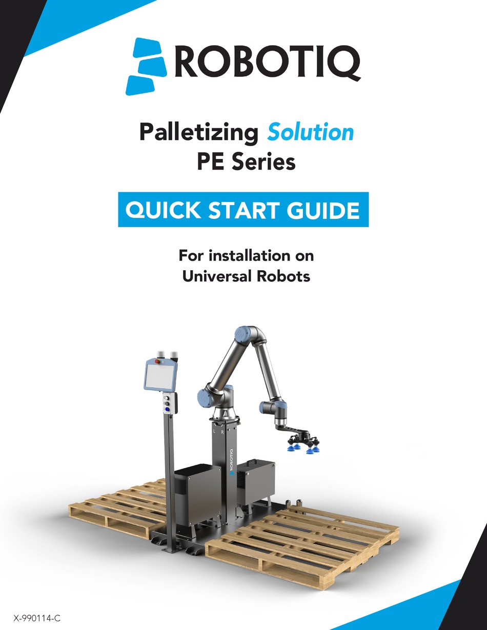 ROBOTIQ PE SERIES QUICK START MANUAL Pdf Download ManualsLib