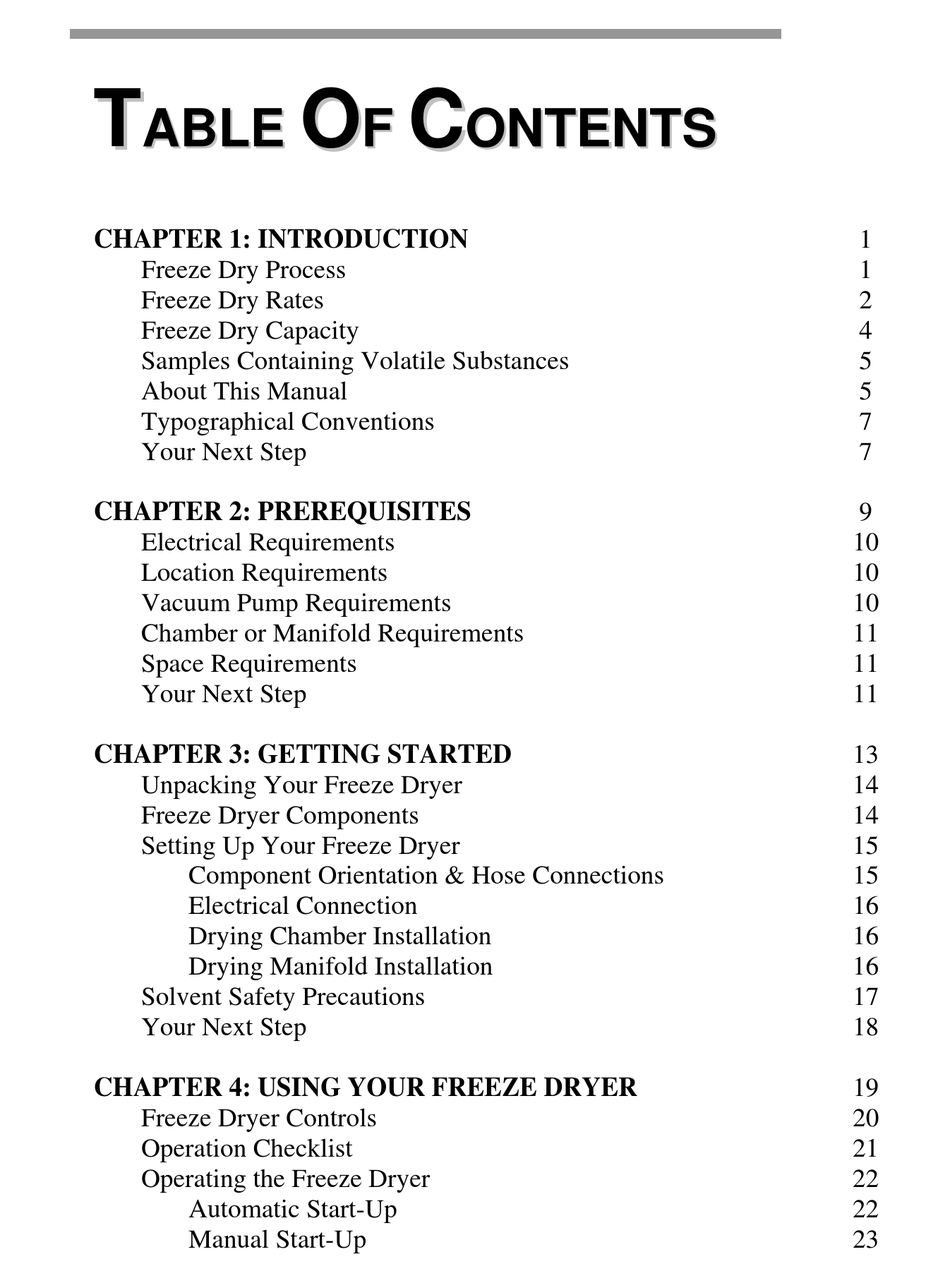 LABCONCO FREEZONE PLUS MANUAL Pdf Download ManualsLib