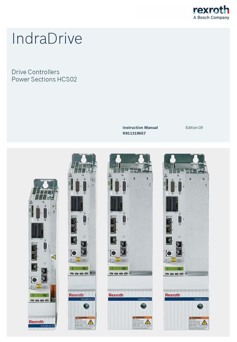 BOSCH REXROTH INDRADRIVE INSTRUCTION MANUAL Pdf Download | ManualsLib