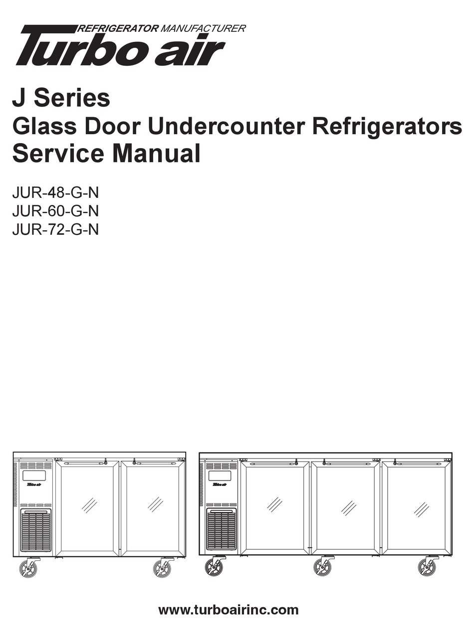 TURBO AIR J SERIES SERVICE MANUAL Pdf Download ManualsLib