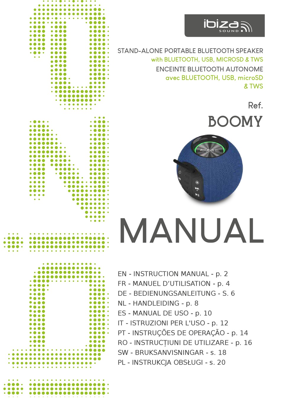 SOUND BOOMY MANUAL Pdf Download ManualsLib