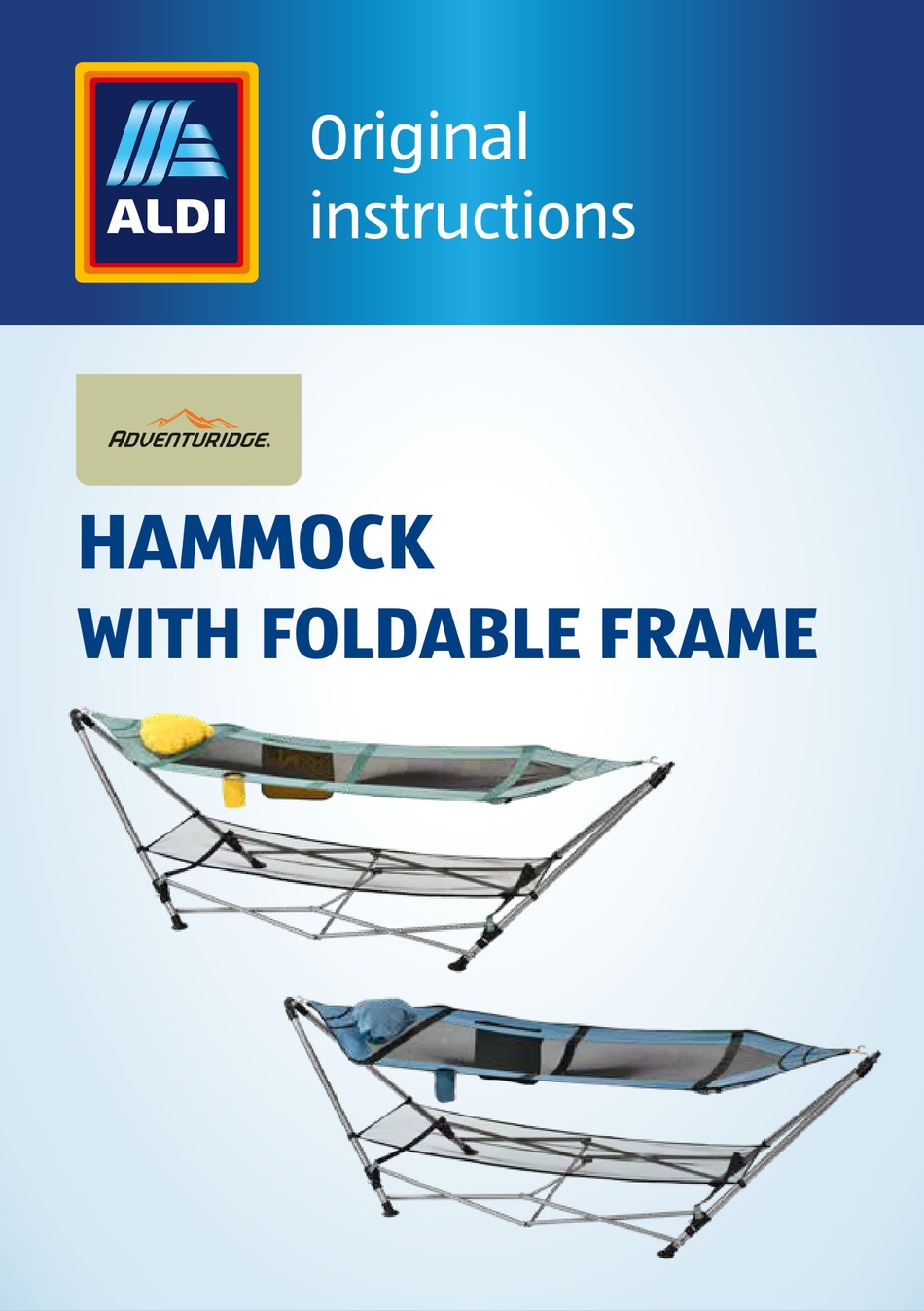 ADVENTURIDGE FLXFHMS01 ORIGINAL INSTRUCTIONS MANUAL Pdf Download