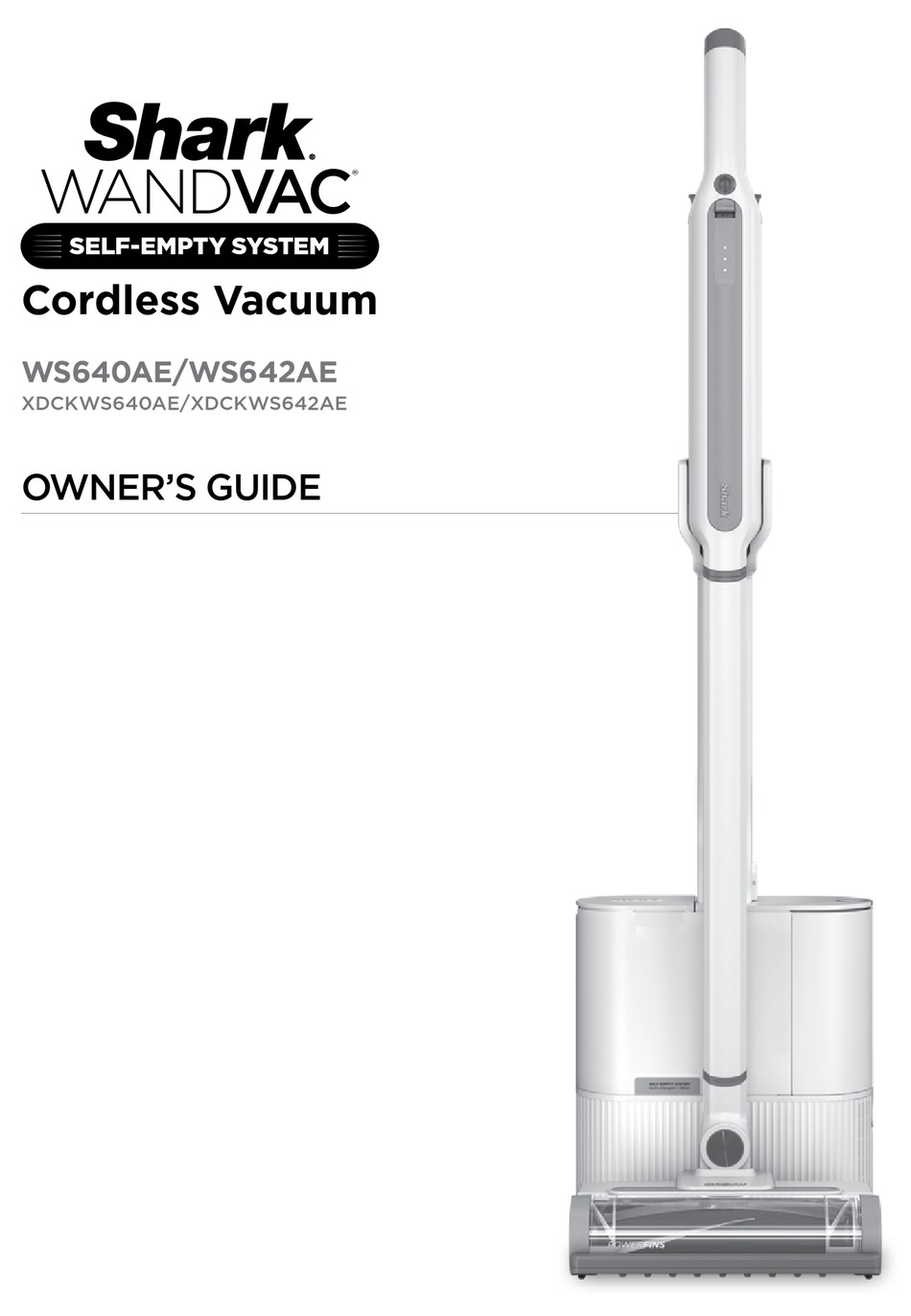 SHARK WANDVAC WS640AE OWNER'S MANUAL Pdf Download ManualsLib