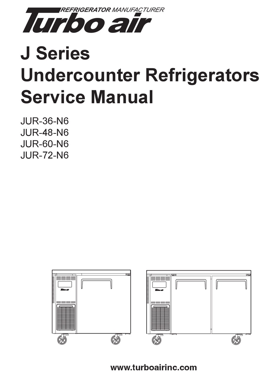 TURBO AIR J SERIES SERVICE MANUAL Pdf Download ManualsLib
