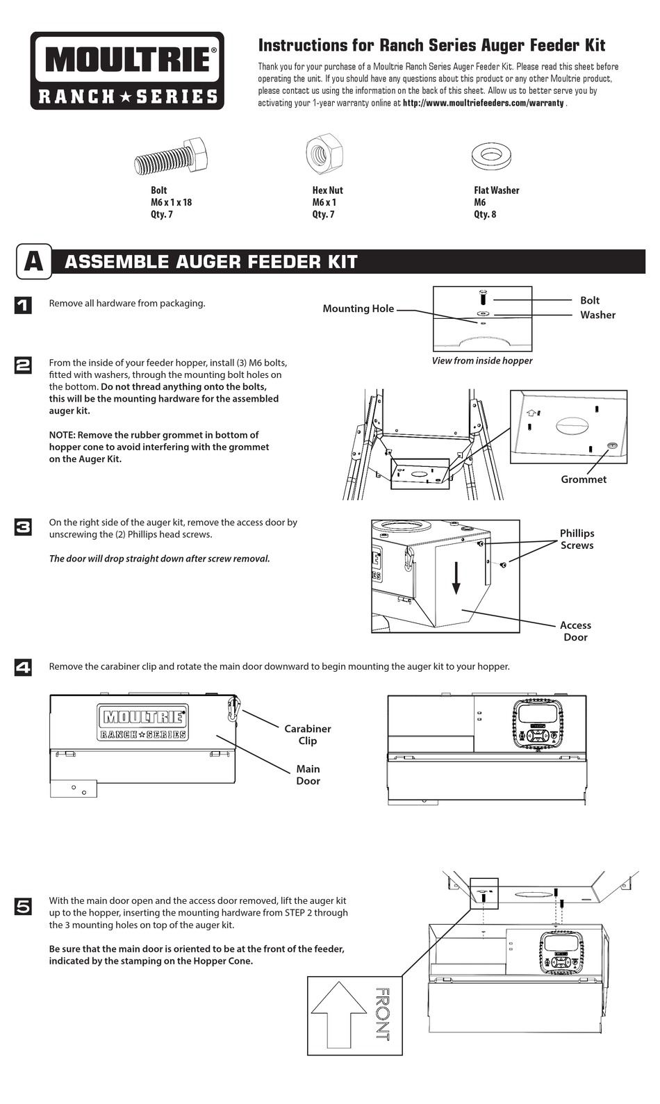 MOULTRIE RANCH SERIES INSTRUCTIONS MANUAL Pdf Download ManualsLib