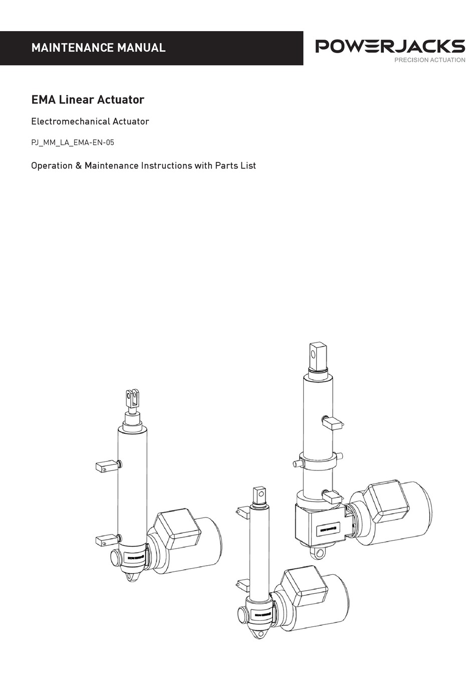 POWER JACKS EMA I MAINTENANCE MANUAL Pdf Download ManualsLib