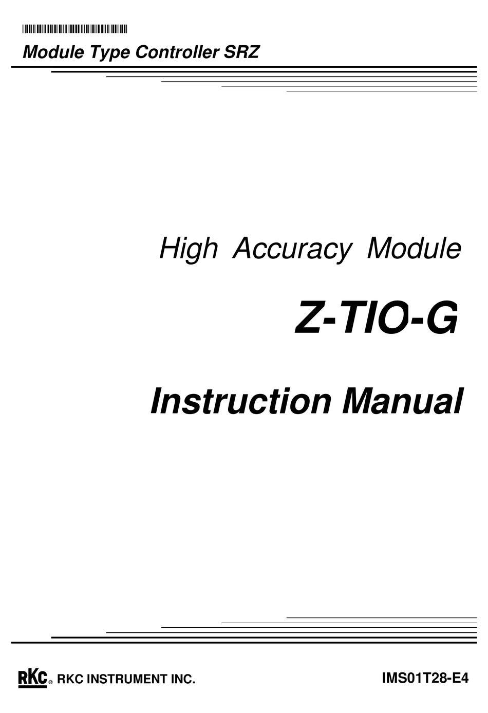 RKC INSTRUMENT ZTIOG INSTRUCTION MANUAL Pdf Download ManualsLib