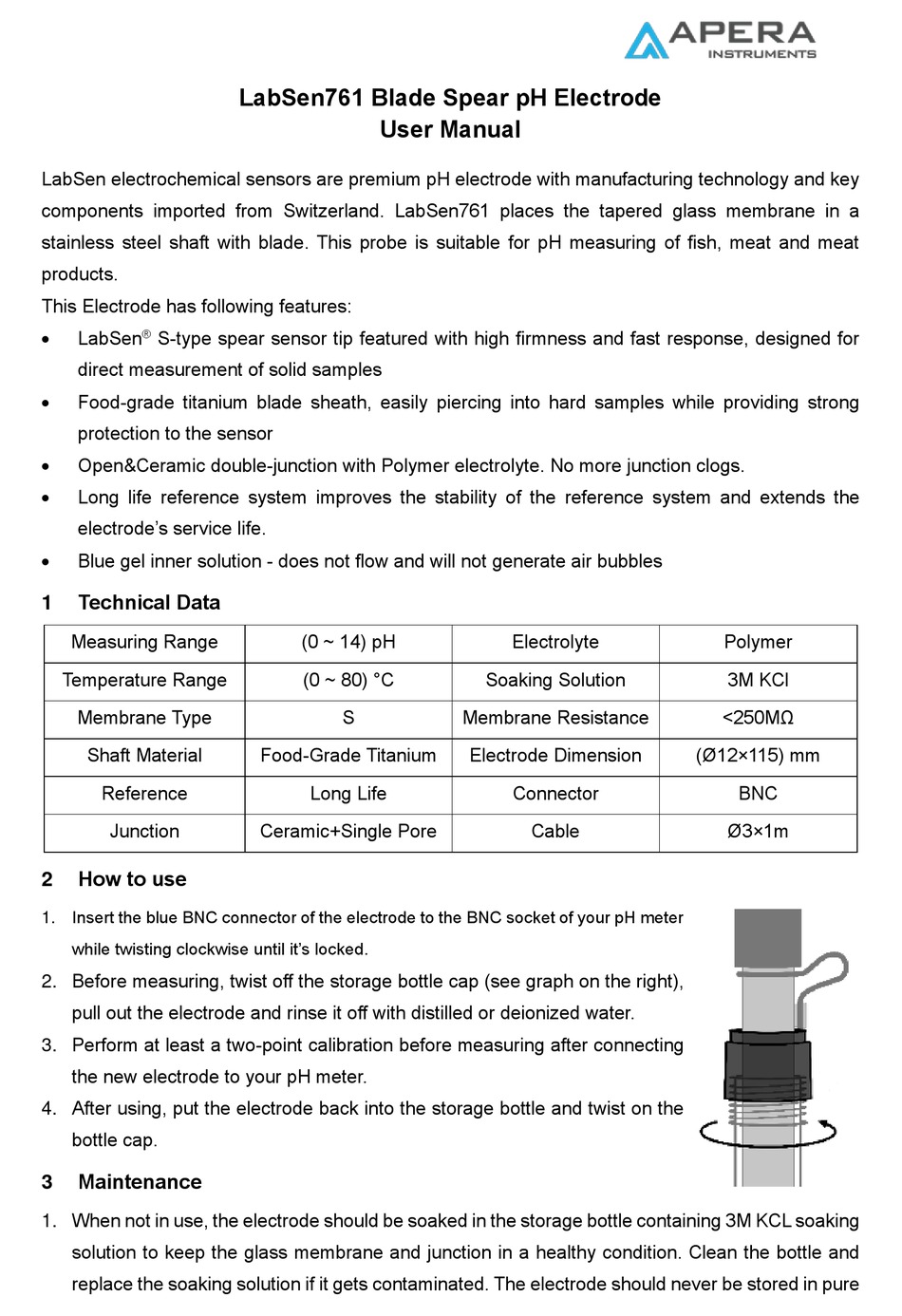 Apera Instruments Labsen761 User Manual Pdf Download Manualslib