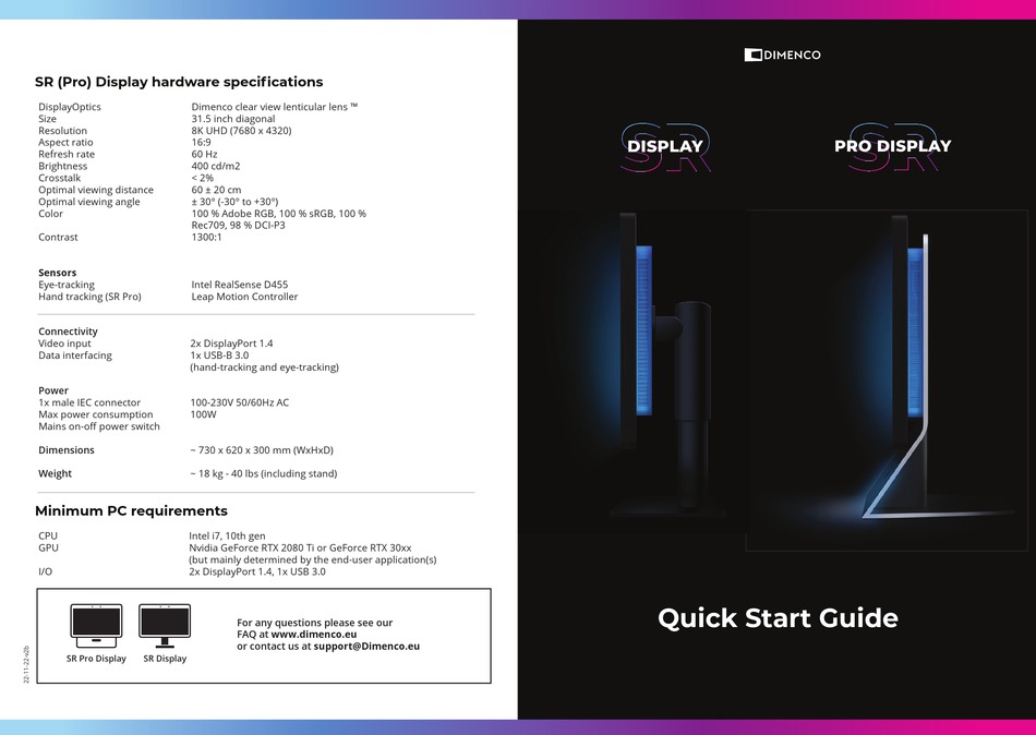 dimenco-displays-sr-quick-start-manual-pdf-download-manualslib