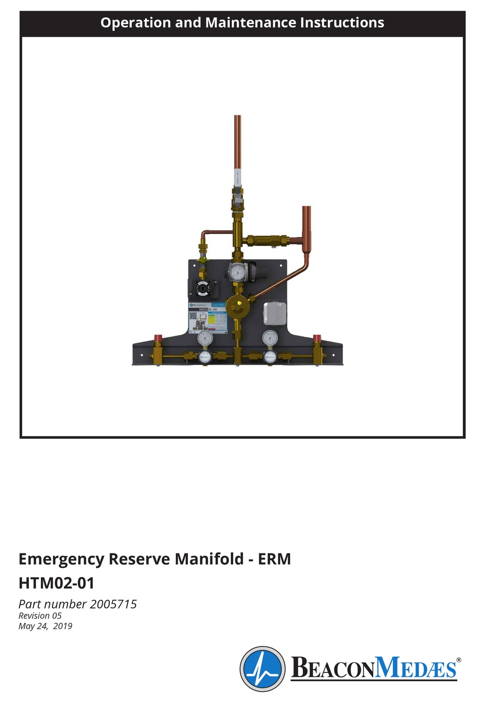 BEACONMEDAES HTM0201 OPERATION & MAINTENANCE INSTRUCTIONS MANUAL Pdf