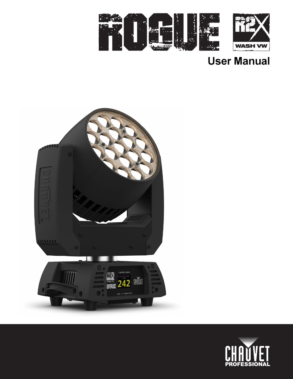 CHAUVET PROFESSIONAL ROGUE R2X WASH VW USER MANUAL Pdf Download ...