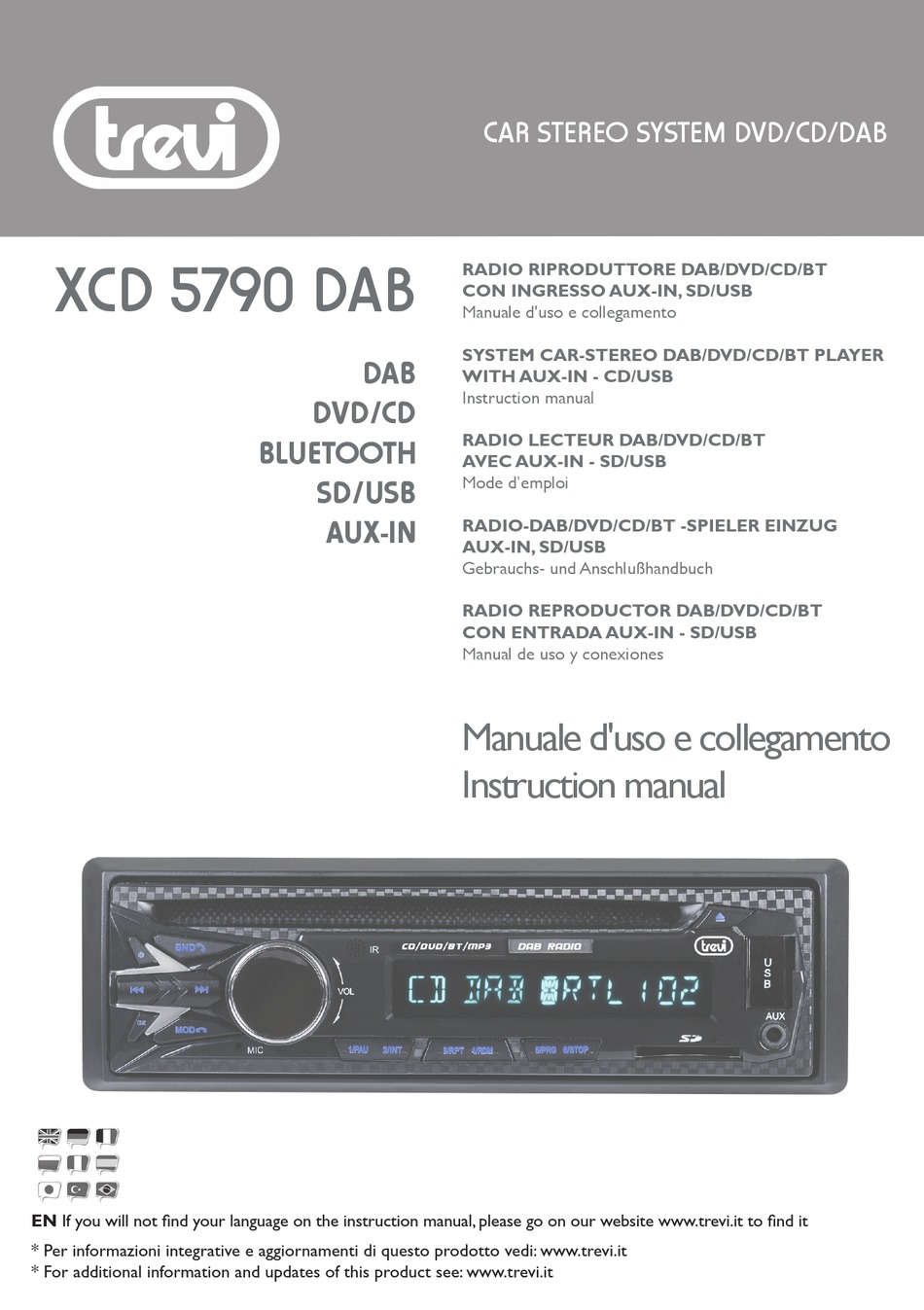 TREVI XCD 5790 DAB INSTRUCTION MANUAL Pdf Download ManualsLib