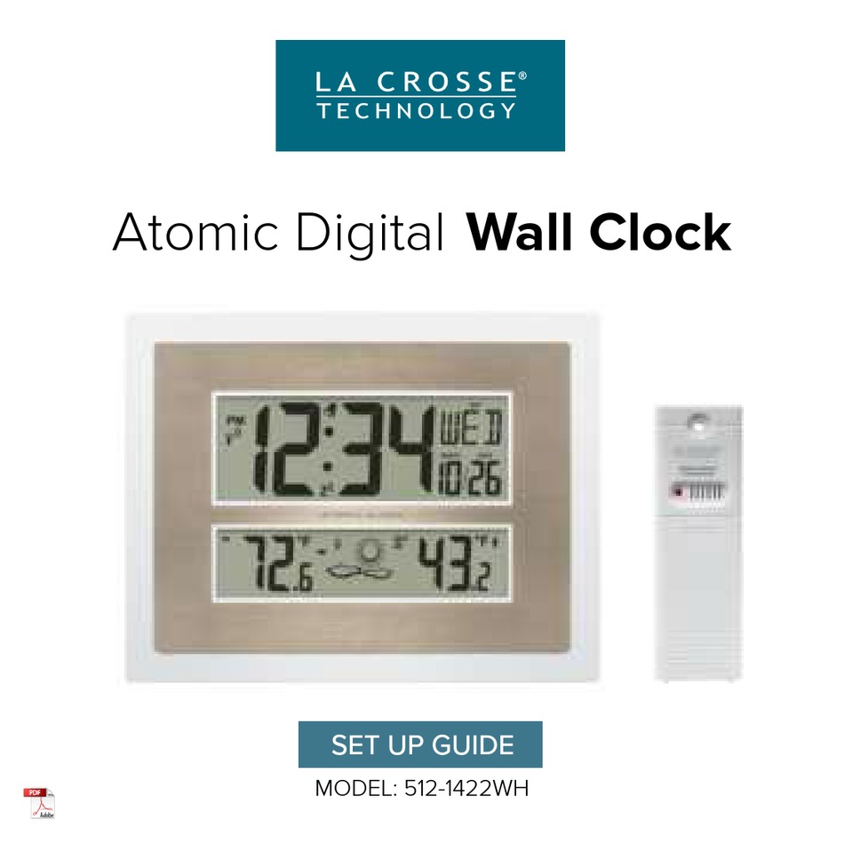 LA CROSSE TECHNOLOGY 5121422WH SETUP MANUAL Pdf Download ManualsLib