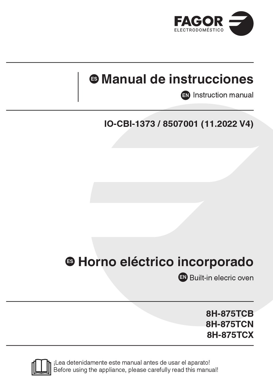 Hornos de vapor 8H-875TCX Fagor