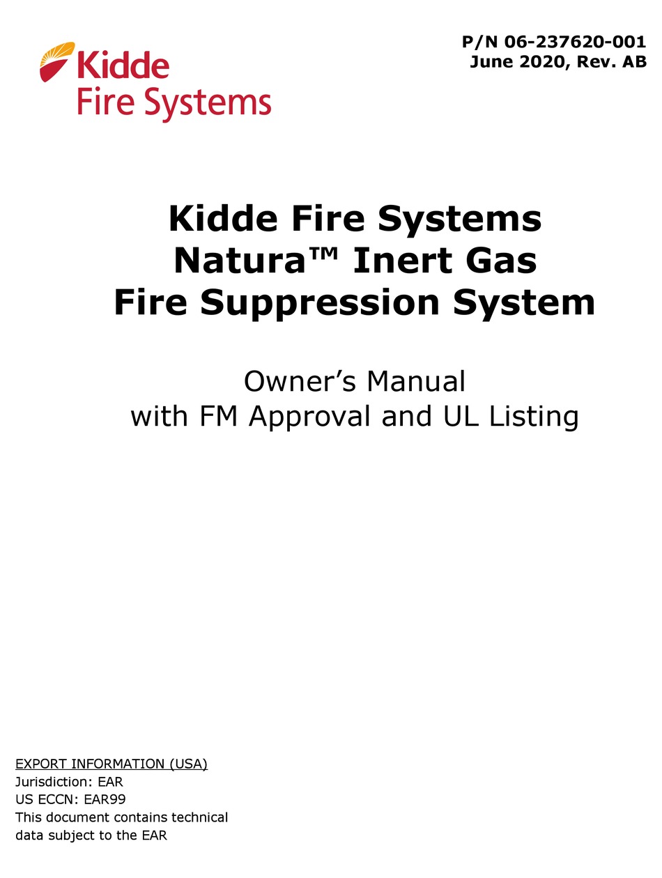Kidde Fire Systems Natura 