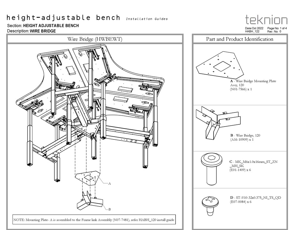 TEKNION HWBEWT INSTALLATION MANUALS Pdf Download ManualsLib