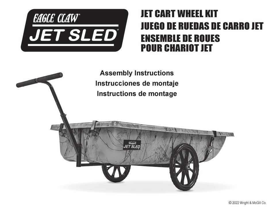 EAGLE CLAW JET SLED WHEEL KIT ASSEMBLY INSTRUCTIONS MANUAL Pdf Download