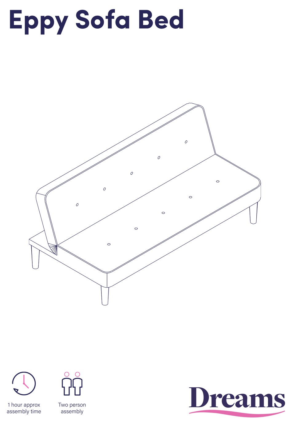 DREAMS EPPY SOFA BED ASSEMBLY INSTRUCTIONS MANUAL Pdf Download ManualsLib