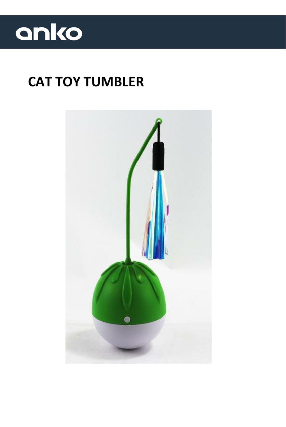 ANKO CAT TOY TUMBLER MANUAL Pdf Download ManualsLib