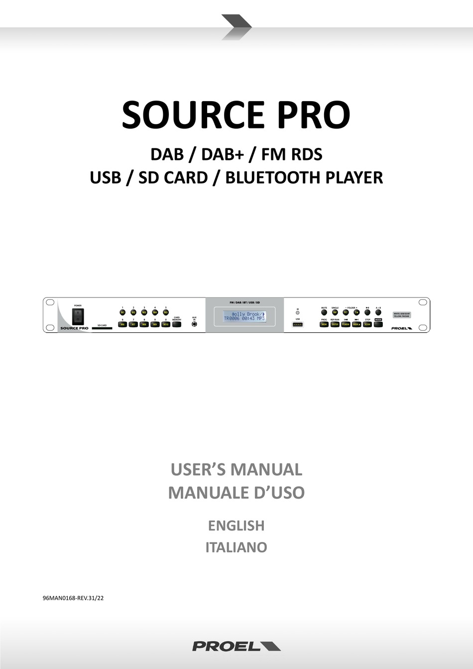 PROEL SOURCE PRO USER MANUAL Pdf Download ManualsLib
