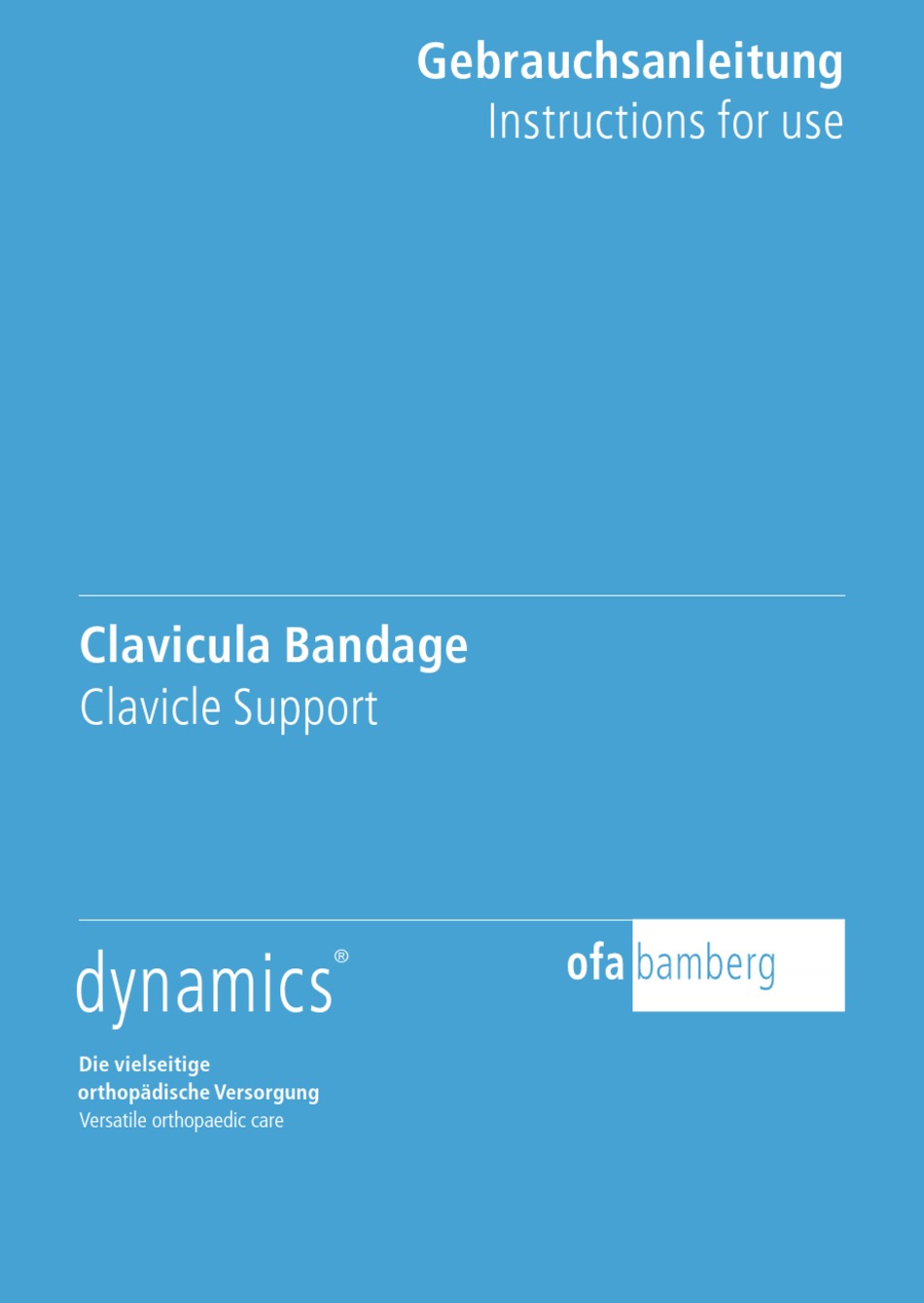 OFA BAMBERG DYNAMICS INSTRUCTIONS FOR USE MANUAL Pdf Download ManualsLib
