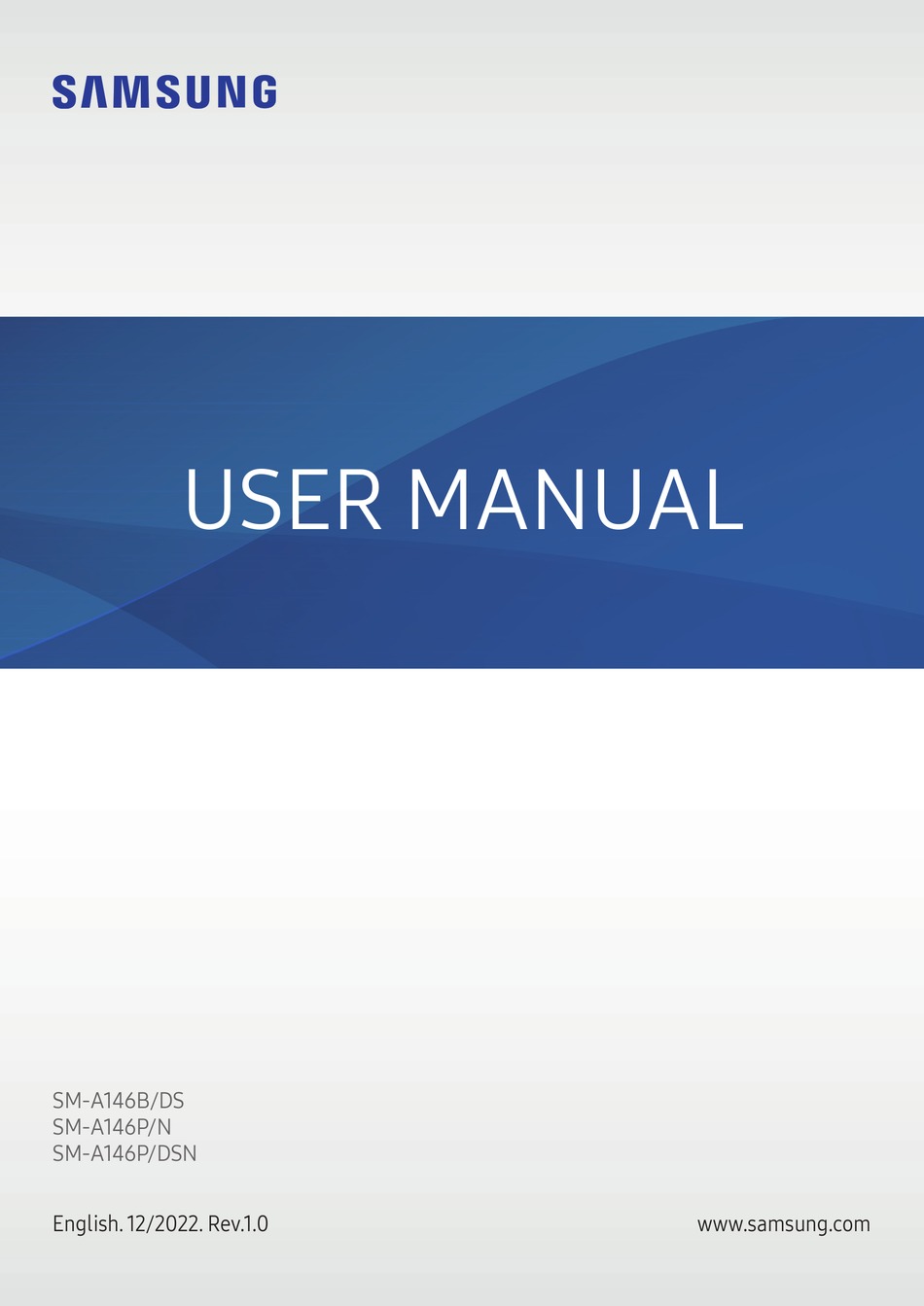 SAMSUNG SM-A146B/DS USER MANUAL Pdf Download | ManualsLib