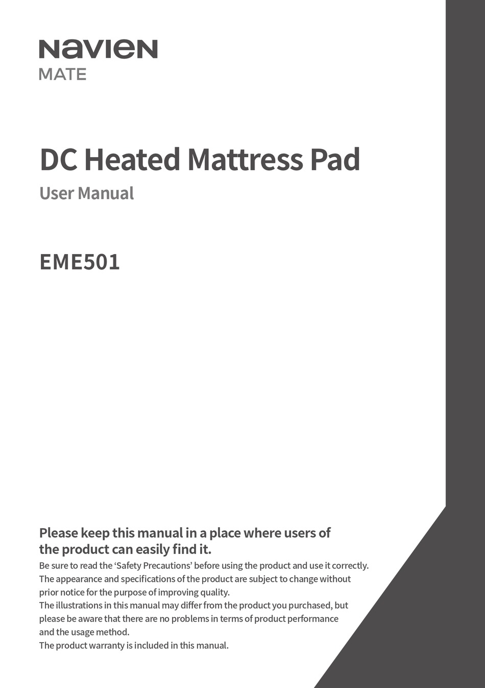 NAVIEN EME501 USER MANUAL Pdf Download ManualsLib