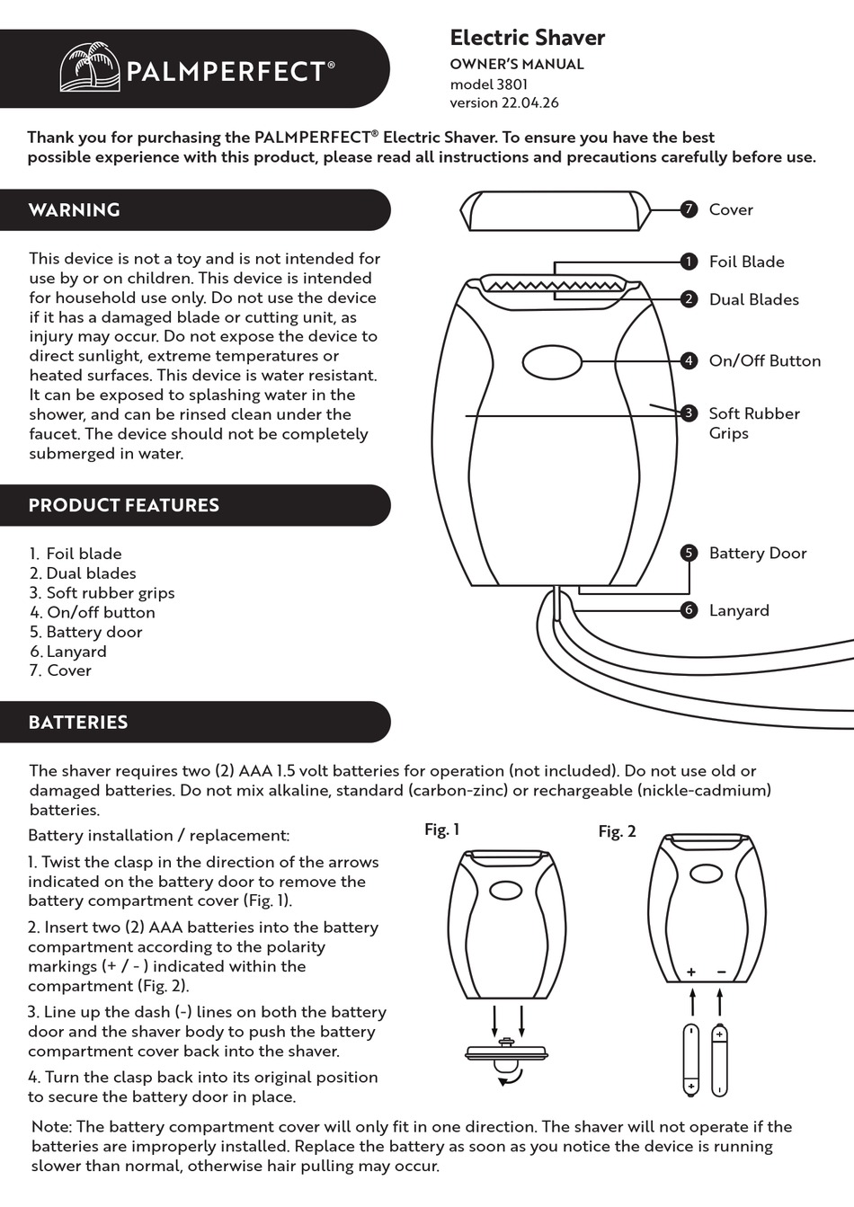 PALMPERFECT 3801 OWNER'S MANUAL Pdf Download ManualsLib