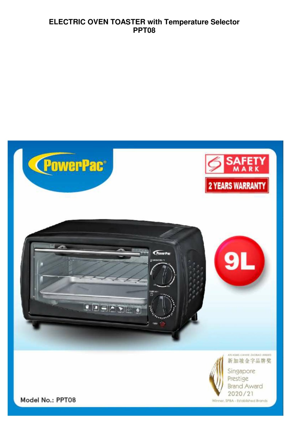 POWERPAC PPT08 INSTRUCTIONS MANUAL Pdf Download ManualsLib