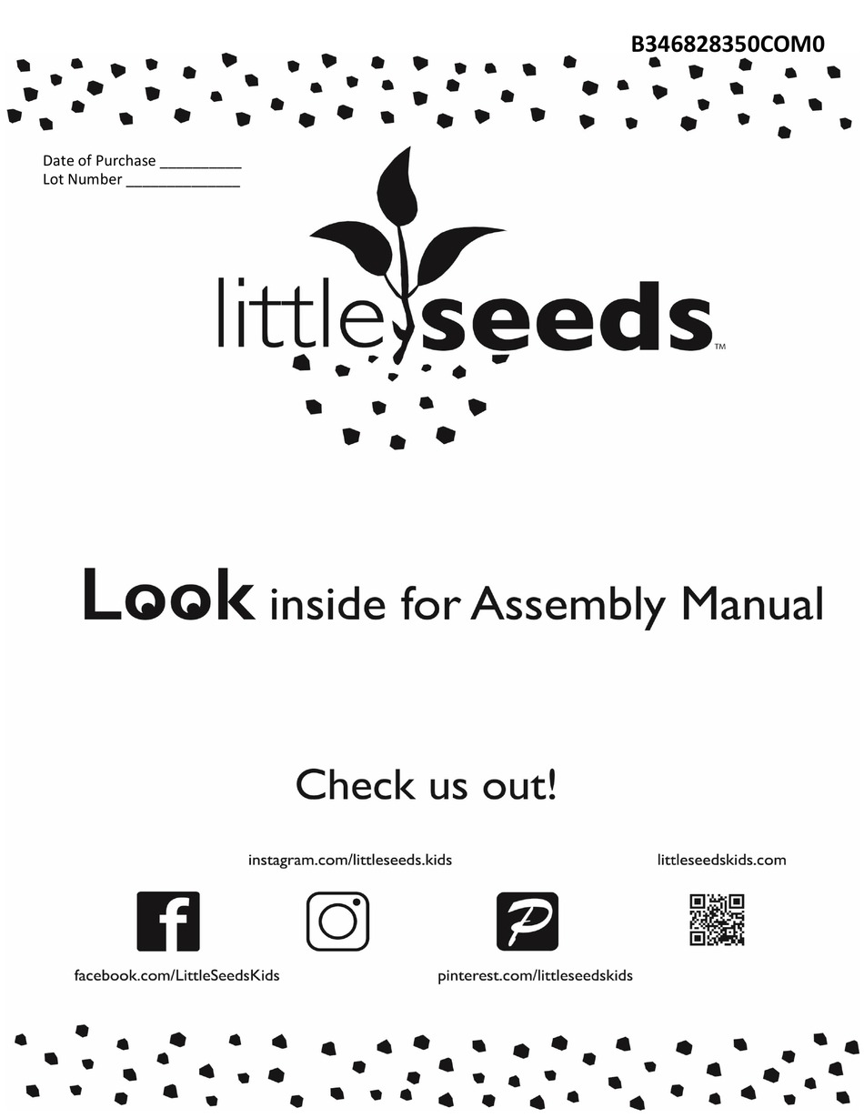 LITTLE SEEDS ASSEMBLY MANUAL Pdf Download ManualsLib